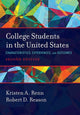 Book cover of: College Students in the United States. By: Kristen A. Renn