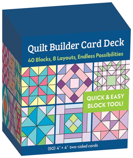 Book cover of: Quilt Builder Card Deck. By: Pubs C&T
