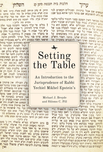 Book cover of: Setting the Table. By: Michael J. Broyde