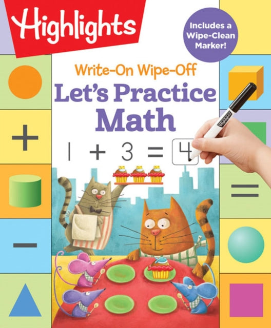 Book cover of: Let's Practice Math. By: Highlights Learning