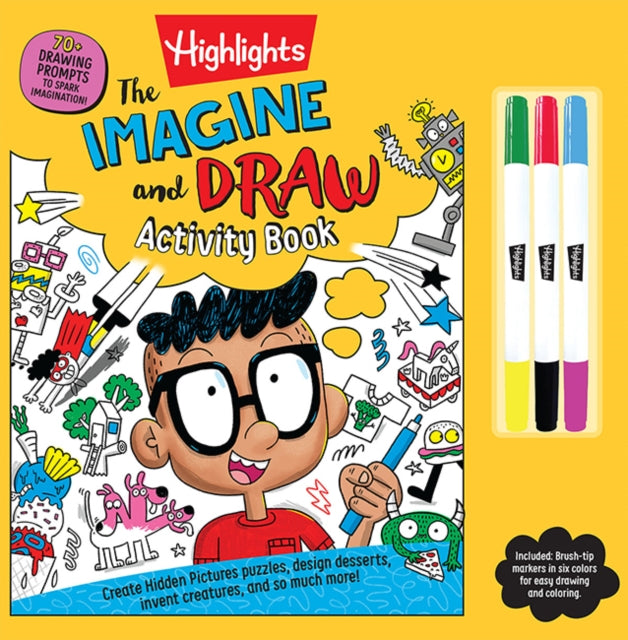 Book cover of: Imagine and Draw Activity Book, The. By: Highlights