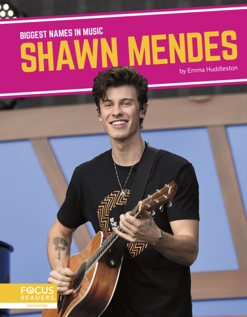 Book cover of: Shawn Mendes. By: Emma Huddleston