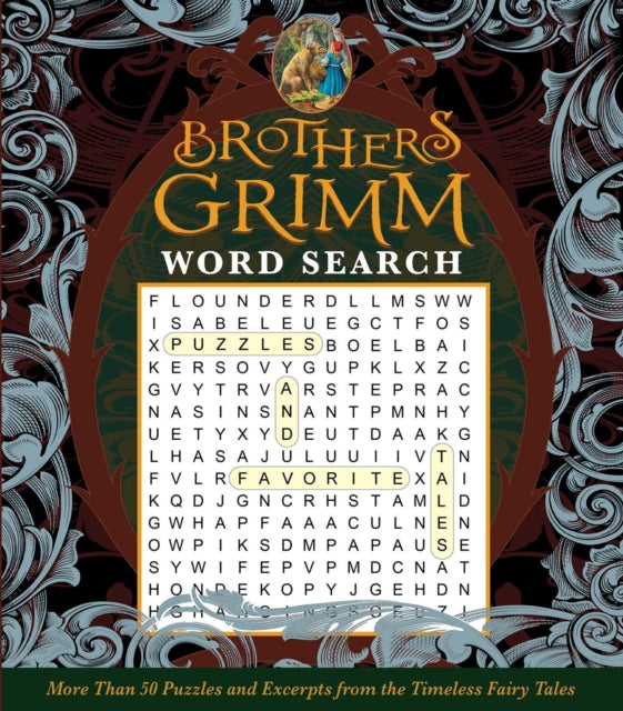 Book cover of: Brothers Grimm Word Search. By: Editors of Thunder Bay Press
