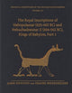 Book cover of: Royal Inscriptions of Nabopolassar (625-605 BC) and Nebuchadnezzar II (604-562 BC), Kings of Babylon, Part 1