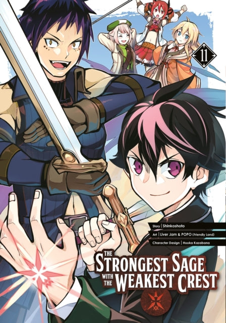 Book cover of: Strongest Sage with the Weakest Crest 11. By: Shinkoshoto
