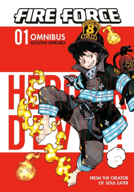 Book cover of: Fire Force Omnibus 1 (Vol. 1-3). By: 大久保篤