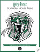 Book cover of: Harry Potter: Slytherin House Pride: The Official Coloring Book