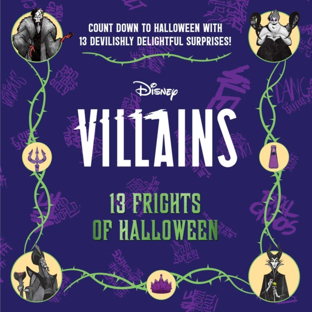 Book cover of: Disney Villains: 13 Frights of Halloween (2022)