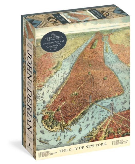 Book cover of: John Derian Paper Goods: The City of New York 750-Piece Puzzle. By: Artisan Puzzle