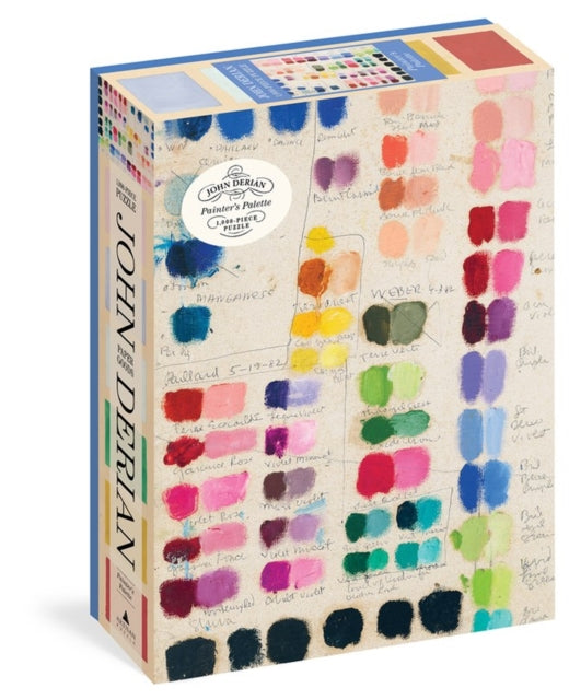 Book cover of: John Derian Paper Goods: Painter's Palette 1,000-Piece Puzzle. By: John Derian