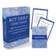 Book cover of: ACT Daily Card Deck. By: Debbie Sorensen