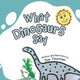 Book cover of: What Dinosaurs Say. By: Sue Thorman