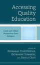 Book cover of: Accessing Quality Education. By: Bernhard Streitwieser