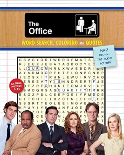Book cover of: Office Word Search, Coloring and Quotes. By: Editors of Thunder Bay Press