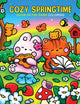 Cozy Springtime Glow-in-the-Dark Coloring