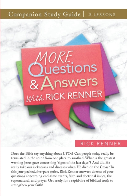 Book cover of: More Questions and Answers With Rick Renner Study Guide. By: Rick Renner