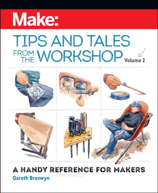 Book cover of: Make - Tips and Tales from the Workshop Volume 2. By: Gareth Branwyn