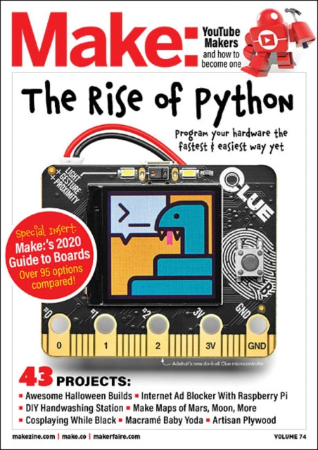 Book cover of: Make: Volume 74. By: Mike Senese