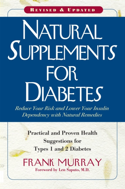 Book cover of: Natural Supplements for Diabetes. By: Frank Murray