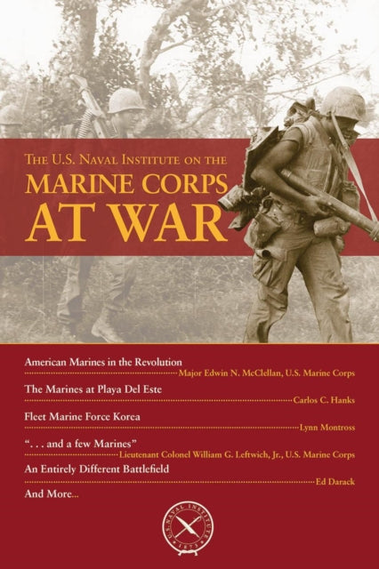 Book cover of: U.S. Naval Institute on Marine Corps at War. By: Thomas J. Cutler