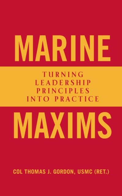 Book cover of: Marine Maxims. By: Thomas J. Gordon