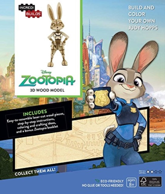 Book cover of: IncrediBuilds: Disney: Zootopia 3D Wood Model
