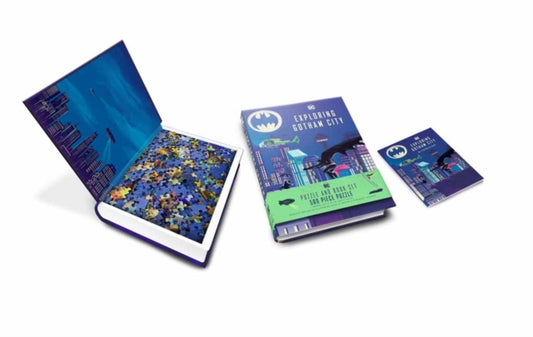Book cover of: Exploring Gotham City Puzzle and Book Set