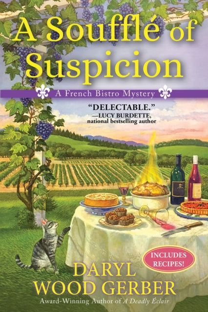 Book cover of: Souffle of Suspicion. By: Daryl Wood Gerber