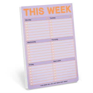 Knock Knock This Week Pad (Pastel Edition)
