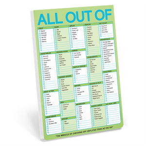 Knock Knock All Out Of Pad with Magnet (Pastel Edition)