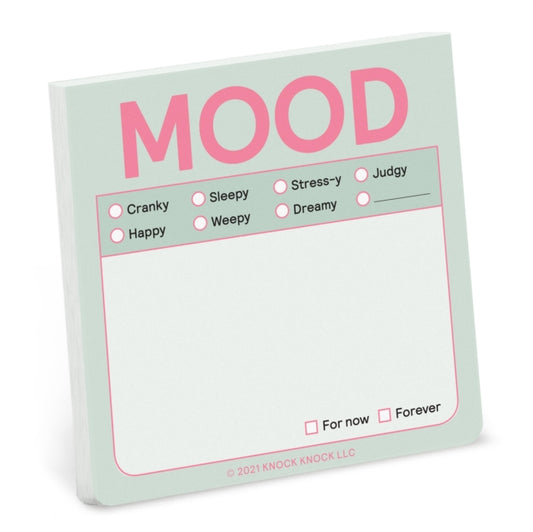 Book cover of: Knock Knock Mood Sticky Note (Pastel Version). By: Knock Knock Knock