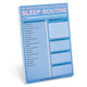 Book cover of: Knock Knock Sleep Routine Pad. By: Knock Knock Knock