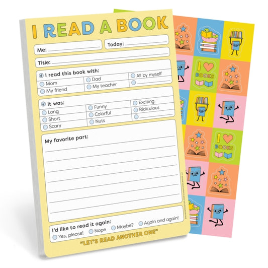 Book cover of: Knock Knock Kids I Read a Book Playtime Pads