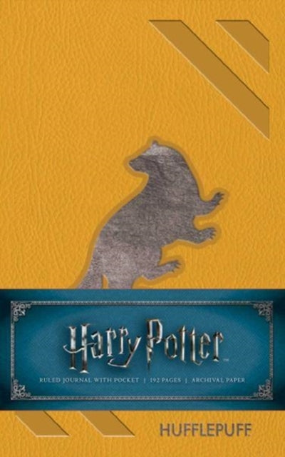 Book cover of: Harry Potter: Hufflepuff Ruled Pocket Journal