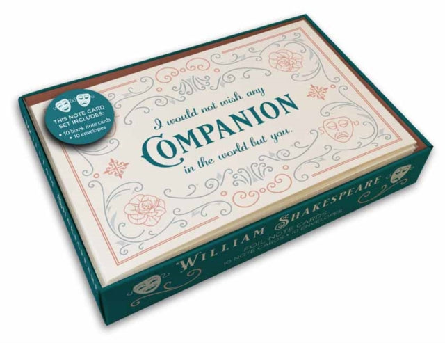 Book cover of: William Shakespeare Foil Note Cards