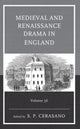 Book cover of: Medieval and Renaissance Drama in England. By: S. P. Cerasano