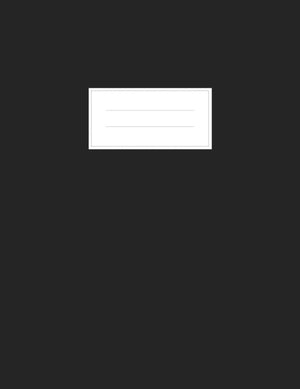 Ramsey & Todd | Journal Diary Notebook Sketchbook | Black Matte Hard Cover | Lined | 8.5 x 11 inches | 50lb White Paper | 192 Pages