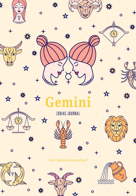 Book cover of: Gemini Zodiac Journal. By: Cerridwen Greenleaf