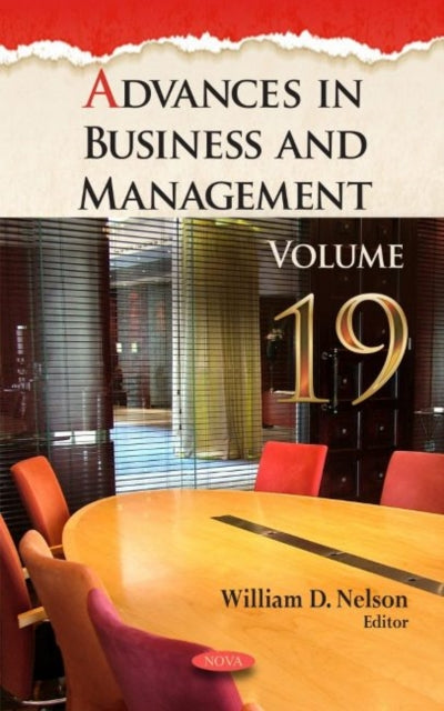 Book cover of: Advances in Business and Management. By: William D. Nelson