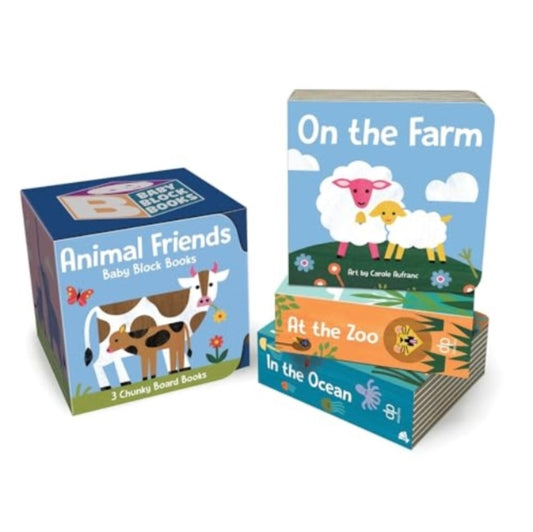 Book cover of: Baby Block Books: Animal Friends. By: duopress labs