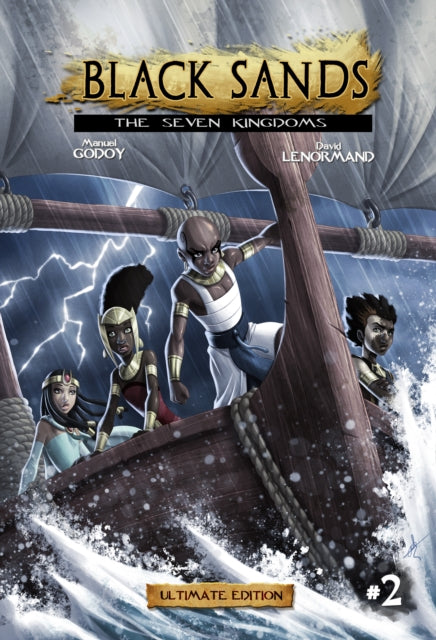 Book cover of: Black Sands, the Seven Kingdoms, Volume 2. By: Manuel Godoy