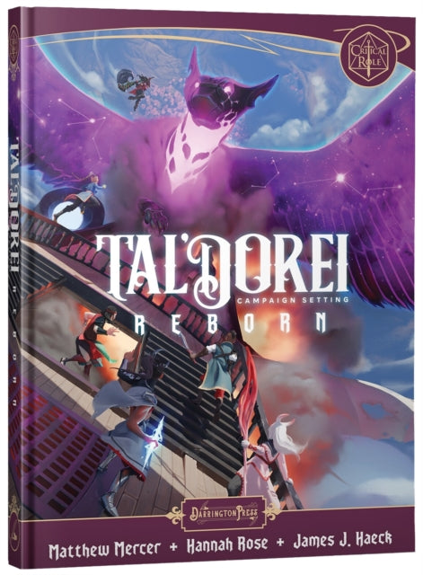 Book cover of: Tal’Dorei Campaign Setting Reborn Book. By: Matthew Mercer