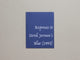Book cover of: Responses to Derek Jarman's Blue (1993). By: assembled by Richard Porter