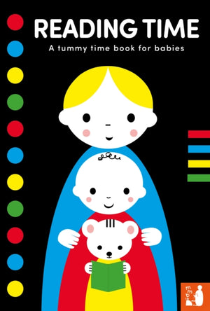 Reading Time, A high-contrast fold-out tummy time book with first words for babies