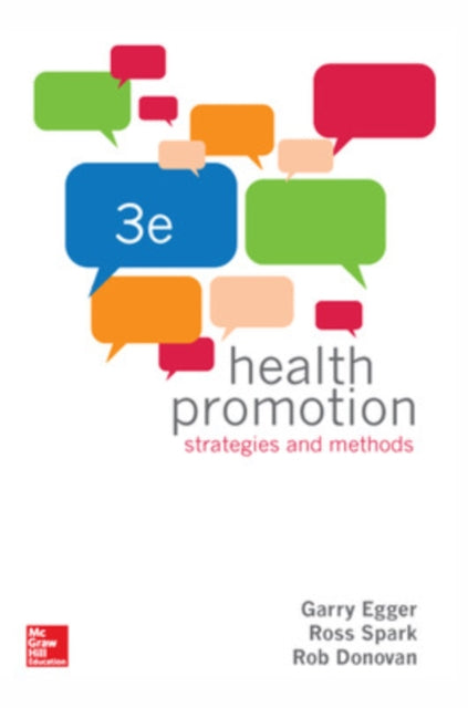 Book cover of: Health Promotion. By: Garry Egger MPH PhD Maps