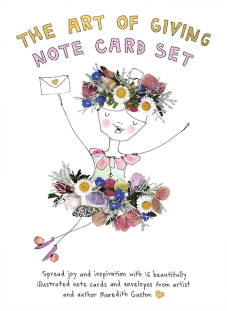 Book cover of: Art of Giving Note Card Set. By: Meredith Gaston