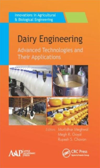 Book cover of: Dairy Engineering. By: Murlidhar Meghwal