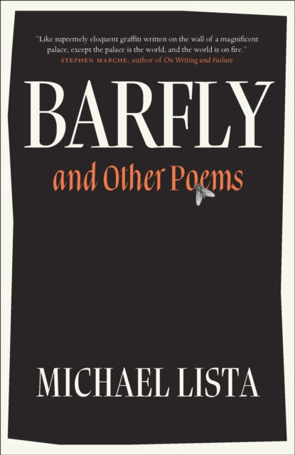 Book cover of: Barfly. By: Michael Lista
