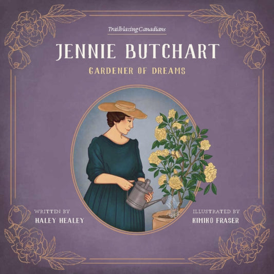 Book cover of: Jennie Butchart. By: Haley Healey
