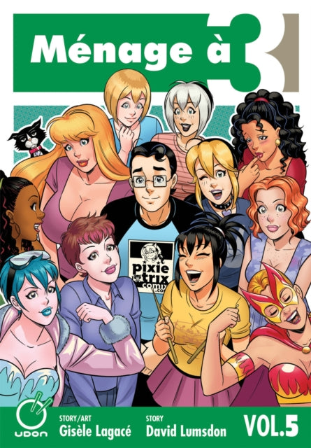 Book cover of: Menage a 3 Volume 5. By: Lagace, Gisele, Lumsdon, David